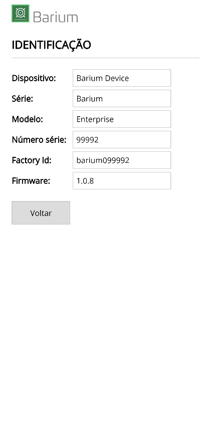 config info