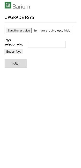 config upgrade fsys