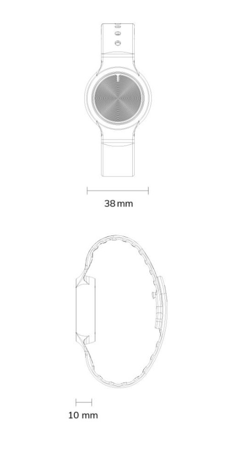 Desenho técnico com as dimensões do B10