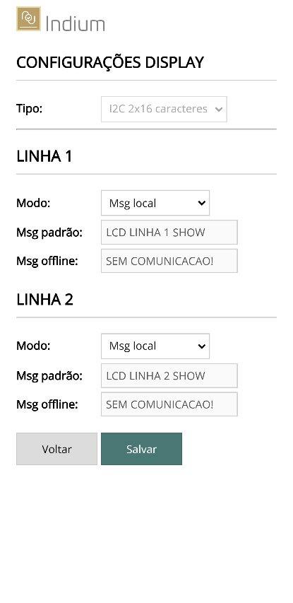 tela display
