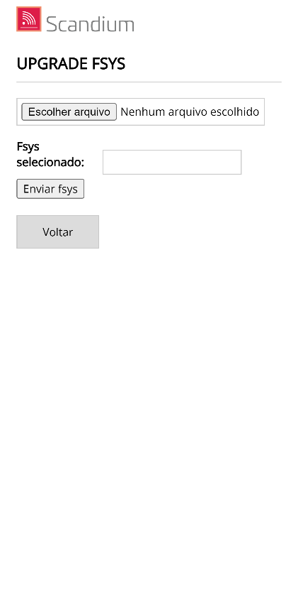 tela upgrade fsys