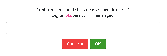 Modal de confirmação por captcha